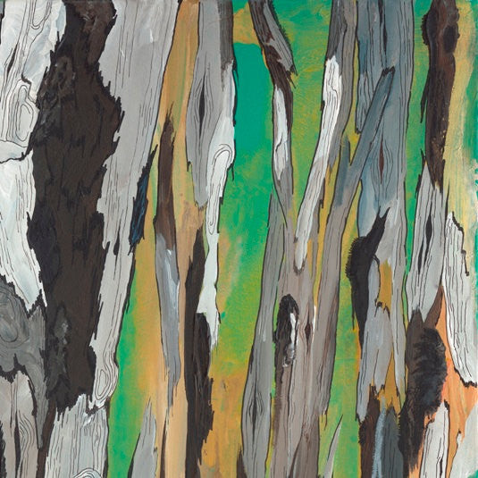 Signed Limited Edition Large Canvas Print - Abstract Green Artwork
