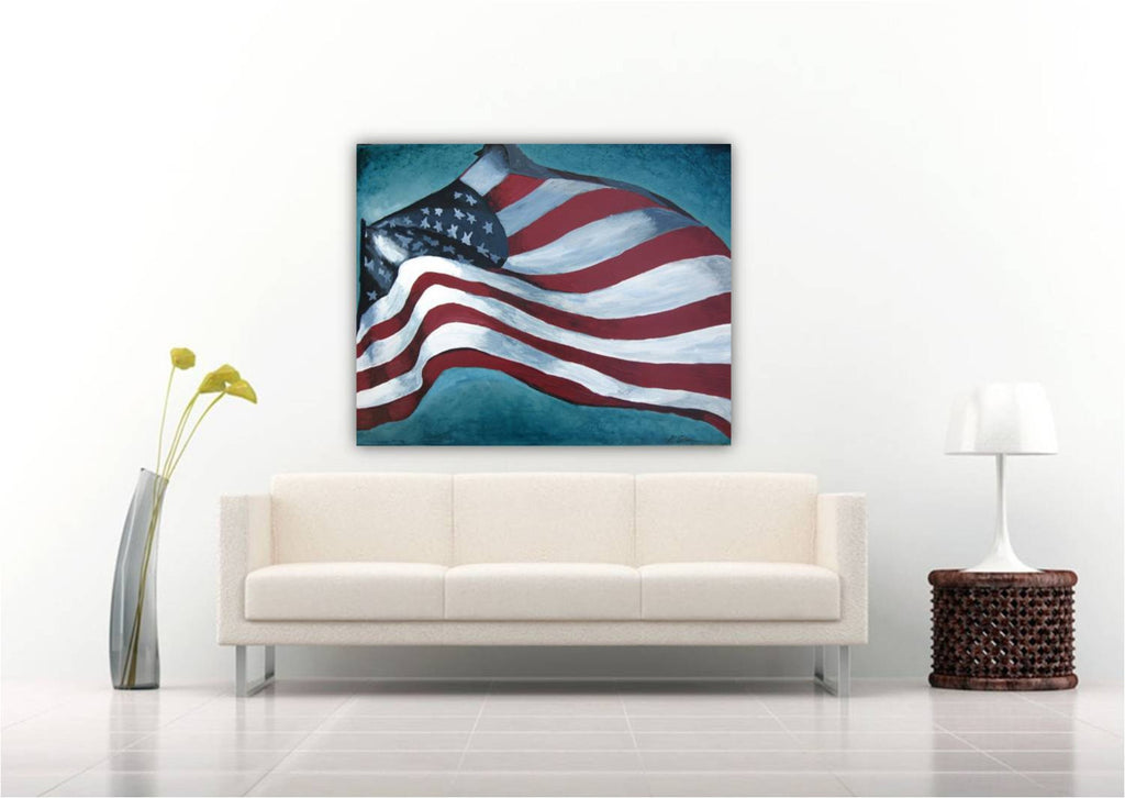 american flag wall art living room 