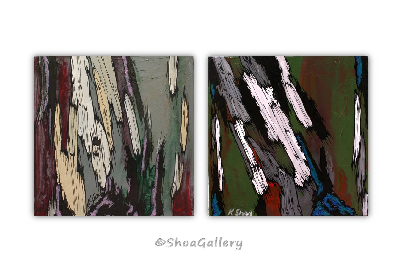 Gift for him; masculine art; diptych canvas print; abstract tree art; diptych wall art; bedroom wall art for him; masculine office wall decor; masculine bedroom wall art; set of 2 art prints; framed wall art; christmas gift; birthday gift for him; unique gifts for him