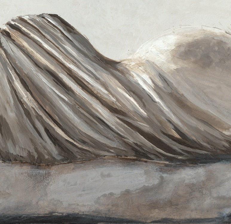 Sensual Reclining Woman Canvas Art — Oversized Figurative Wall Print