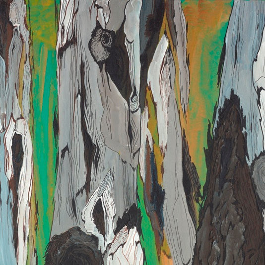 Signed Limited Edition Large Canvas Print - Abstract Green Artwork